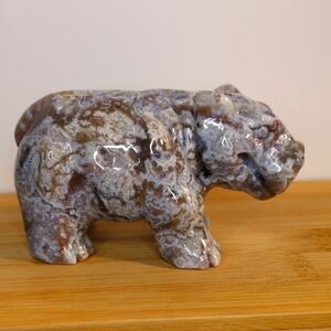 Ocean Jasper House Hippo Carving